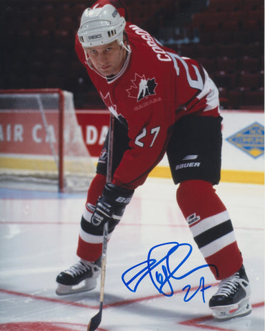 SHAYNE CORSON SIGNED TEAM CANADA 8X10 PHOTO 2