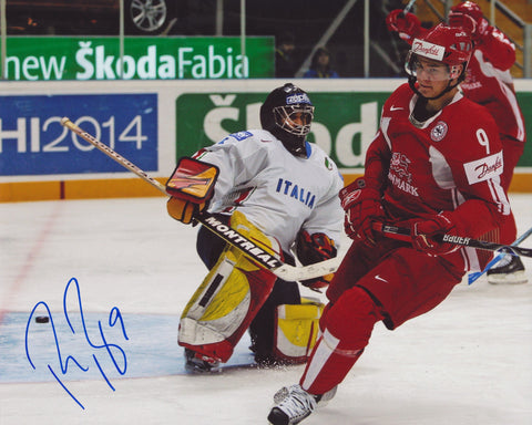 PETER REGIN SIGNED TEAM DENMARK 8X10 PHOTO
