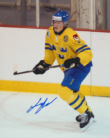 JULIUS BERGMAN SIGNED TEAM SWEDEN 8X10 PHOTO