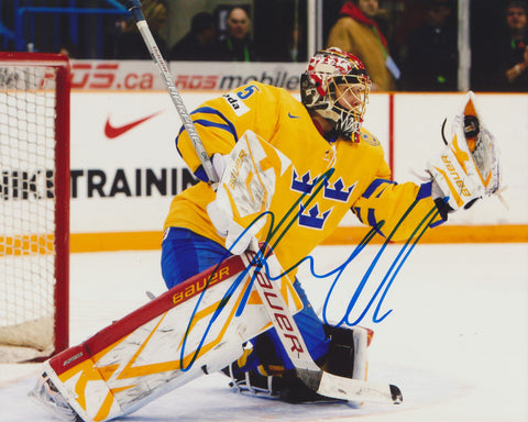 JACOB MARKSTROM SIGNED TEAM SWEDEN 8X10 PHOTO 2