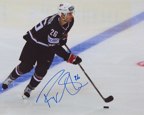RYAN SHANNON SIGNED TEAM USA 8X10 PHOTO