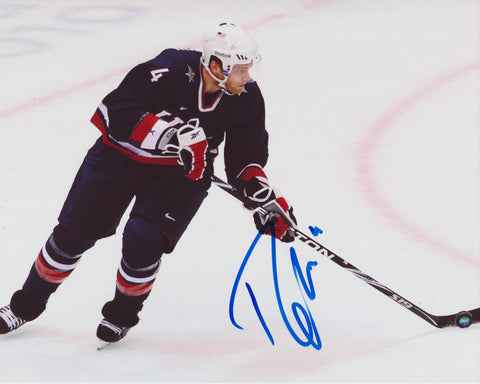 TIM GLEASON SIGNED TEAM USA 8X10 PHOTO