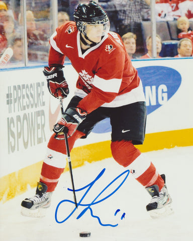 JONATHAN HUBERDEAU SIGNED TEAM CANADA 8X10 PHOTO