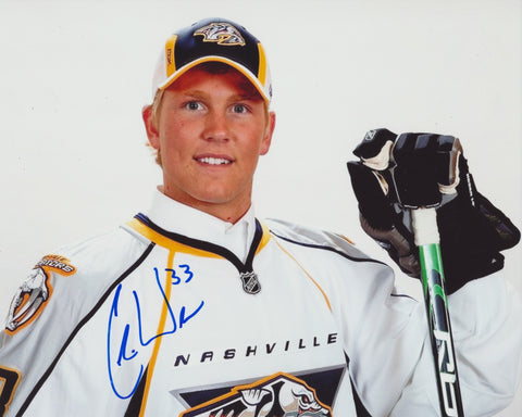 COLIN WILSON SIGNED NASHVILLE PREDATORS 8X10 PHOTO