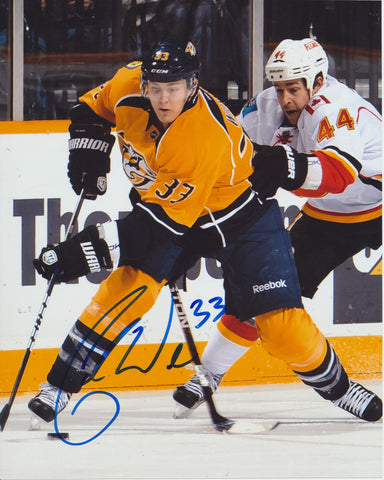 COLIN WILSON SIGNED NASHVILLE PREDATORS 8X10 PHOTO 3