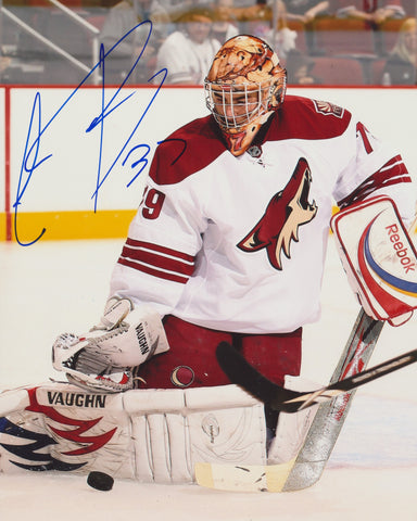 LOUIS DOMINGUE SIGNED ARIZONA COYOTES 8X10 PHOTO 3