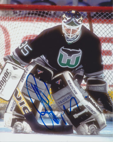 JEFF REESE SIGNED HARTFORD WHALERS 8X10 PHOTO