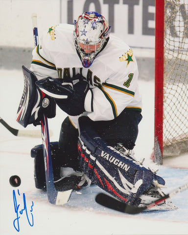 JACK CAMPBELL SIGNED DALLAS STARS 8X10 PHOTO 2