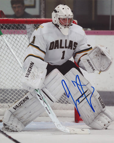 JACK CAMPBELL SIGNED DALLAS STARS 8X10 PHOTO 3