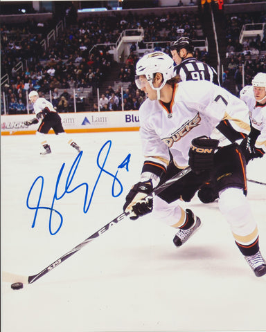STEVE EMINGER SIGNED ANAHEIM DUCKS 8X10 PHOTO