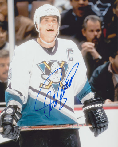 TEEMU SELANNE SIGNED ANAHEIM MIGHTY DUCKS 8X10 PHOTO