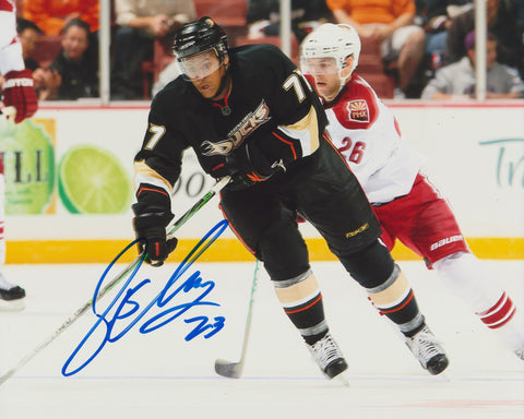 DEVANTE SMITH-PELLY SIGNED ANAHEIM DUCKS 8X10 PHOTO 2