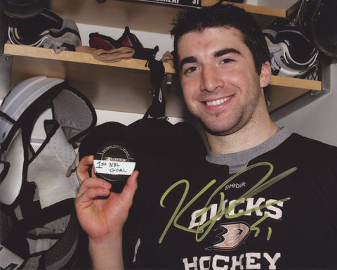 KYLE PALMIERI SIGNED ANAHEIM DUCKS 8X10 PHOTO