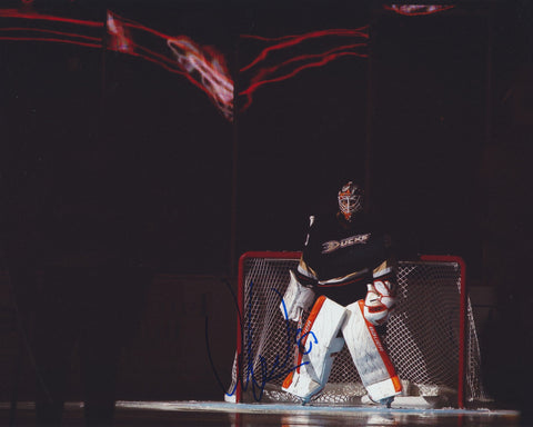 VIKTOR FASTH SIGNED ANAHEIM DUCKS 8X10 PHOTO