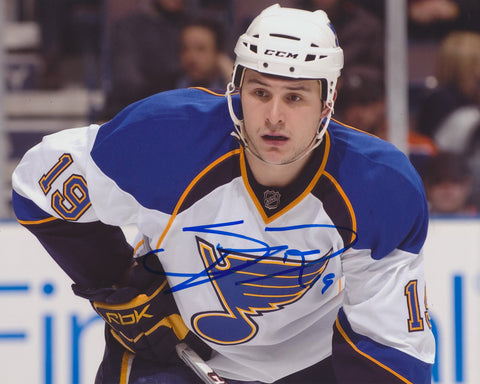 STEFAN DELLA ROVERE SIGNED ST. LOUIS BLUES 8X10 PHOTO