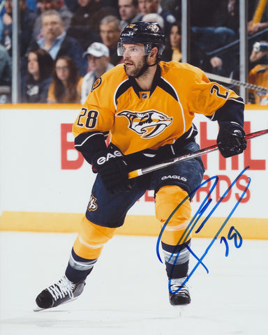 PAUL GAUSTAD SIGNED NASHVILLE PREDATORS 8X10 PHOTO