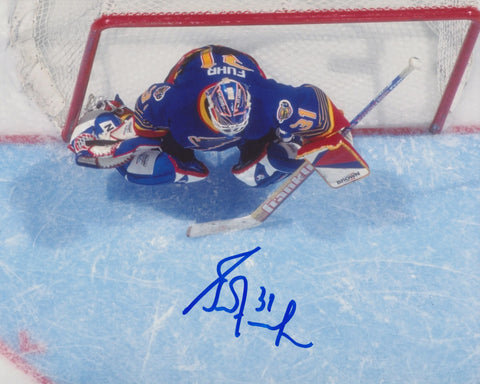 GRANT FUHR SIGNED ST. LOUIS BLUES 8X10 PHOTO 3