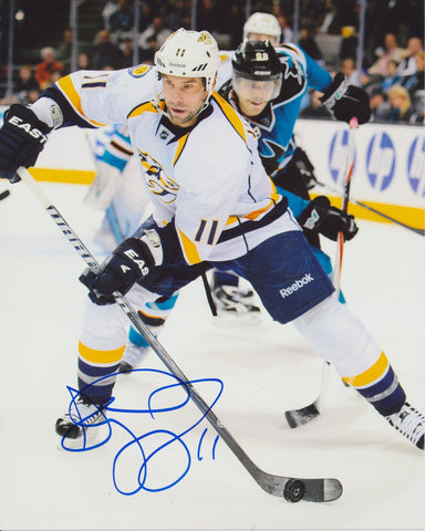 DAVID LEGWAND SIGNED NASHVILLE PREDATORS 8X10 PHOTO