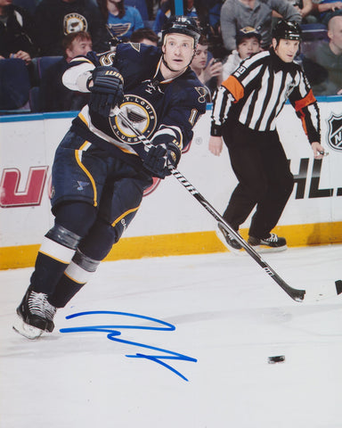 JAY BOUWMEESTER SIGNED ST. LOUIS BLUES 8X10 PHOTO