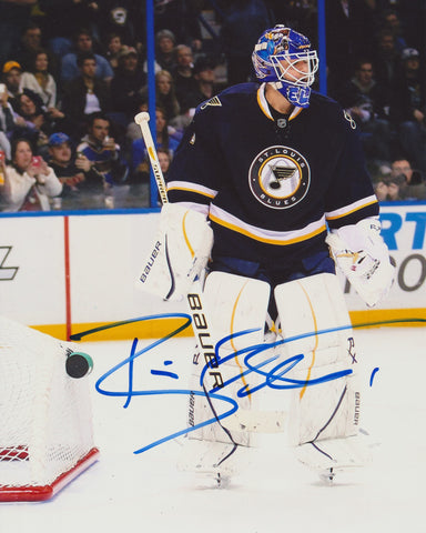 BRIAN ELLIOTT SIGNED ST. LOUIS BLUES 8X10 PHOTO 3