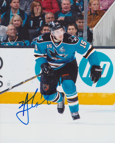 JAMES SHEPPARD SIGNED SAN JOSE SHARKS 8X10 PHOTO 3
