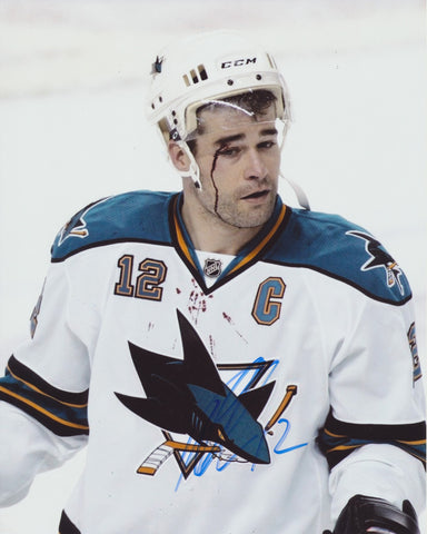 PATRICK MARLEAU SIGNED SAN JOSE SHARKS 8X10 PHOTO