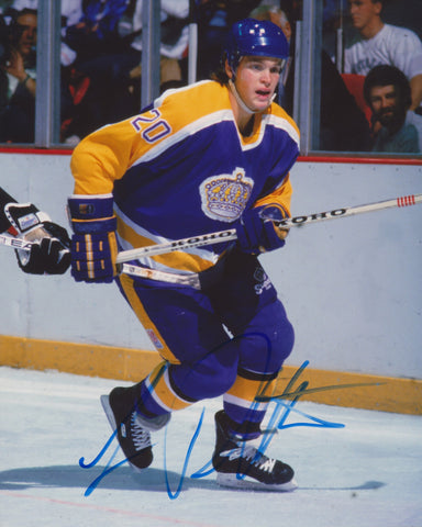 LUC ROBITAILLE SIGNED LOS ANGELES KINGS 8X10 PHOTO 2
