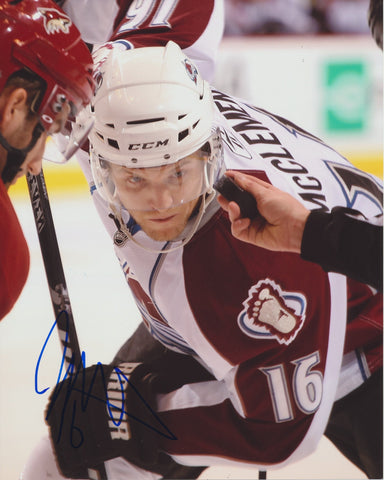 JAY MCCLEMENT SIGNED COLORADO AVALANCHE 8X10 PHOTO
