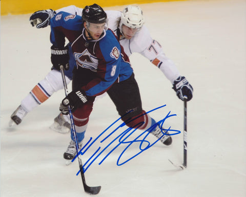 WOJTEK WOLSKI SIGNED COLORADO AVALANCHE 8X10 PHOTO