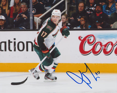 TORREY MITCHELL SIGNED MINNESOTA WILD 8X10 PHOTO