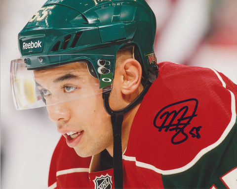 MATHEW DUMBA SIGNED MINNESOTA WILD 8X10 PHOTO 3