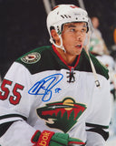 MATHEW DUMBA SIGNED MINNESOTA WILD 8X10 PHOTO 4
