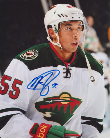 MATHEW DUMBA SIGNED MINNESOTA WILD 8X10 PHOTO 4