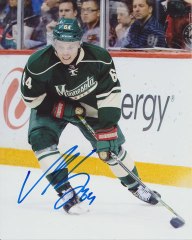 MIKAEL GRANLUND SIGNED MINNESOTA WILD 8X10 PHOTO 3