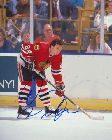 DOUG WILSON SIGNED CHICAGO BLACKHAWKS 8X10 PHOTO 2