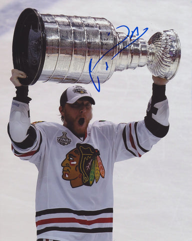 MARIAN HOSSA SIGNED CHICAGO BLACKHAWKS 8X10 PHOTO 2