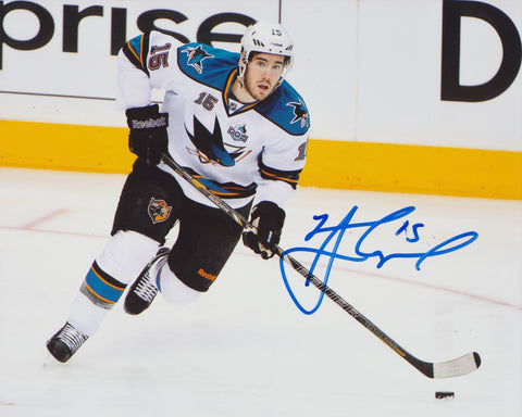 JAMES SHEPPARD SIGNED SAN JOSE SHARKS 8X10 PHOTO