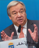 ANTONIO GUTERRES SIGNED FORMER PRIME MINISTER OF PORTUGAL 8X10 PHOTO 5