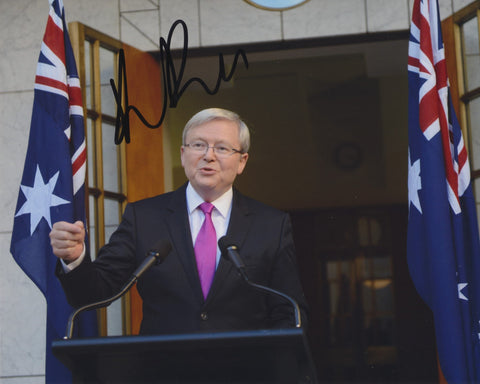 AUSTRALIAN PRIME MINISTER KEVIN RUDD SIGNED 8X10 PHOTO 3