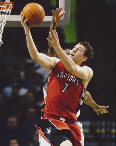 ANDREA BARGNANI SIGNED TORONTO RAPTORS 8X10 PHOTO