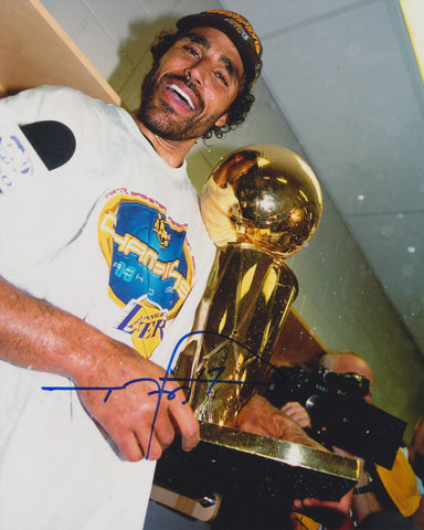 RICK FOX SIGNED LOS ANGELES LAKERS 8X10 PHOTO