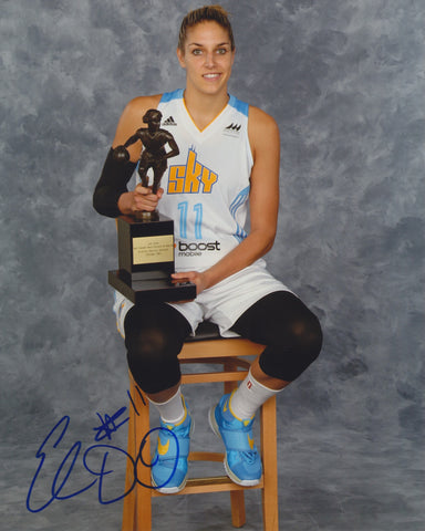 ELENA DELLE DONNE SIGNED CHICAGO SKY 8X10 PHOTO 3