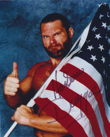 'HACKSAW' JIM DUGGAN SIGNED WWE WWF 8X10 PHOTO