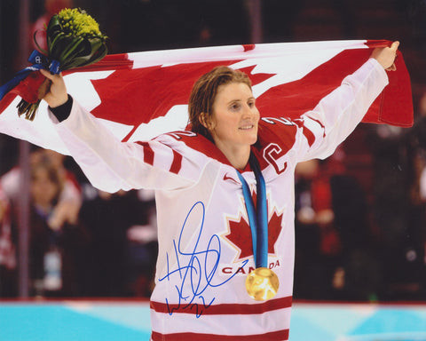 HAYLEY WICKENHEISER SIGNED TEAM CANADA 8X10 PHOTO 2
