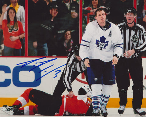 DION PHANEUF SIGNED TORONTO MAPLE LEAFS 8X10 PHOTO 6
