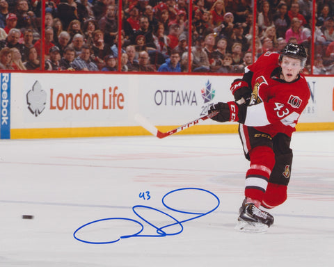 RYAN DZINGEL SIGNED OTTAWA SENATORS 8X10 PHOTO 2