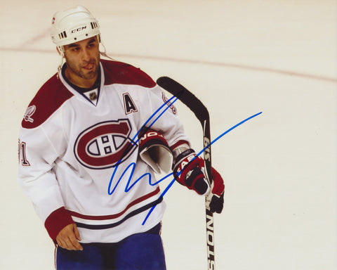 SCOTT GOMEZ SIGNED MONTREAL CANADIENS 8X10 PHOTO