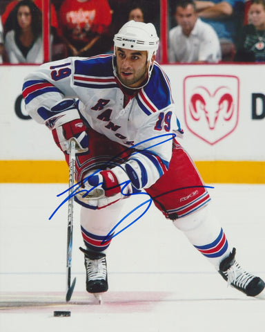 SCOTT GOMEZ SIGNED NEW YORK RANGERS 8X10 PHOTO