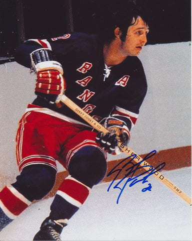 BRAD PARK SIGNED NEW YORK RANGERS 8X10 PHOTO