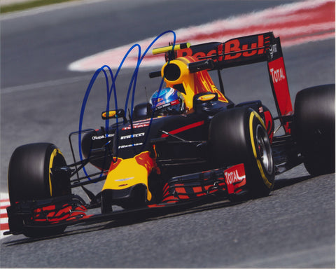 DANIEL RICCIARDO SIGNED INFINITI RED BULL RACING F1 FORMULA 1 8X10 PHOTO 13